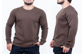 Men's T-shirt Fabric-CTN.Lycra, Thermal Waffle