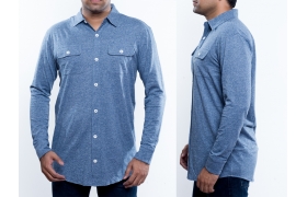 Men's Shirt Fabric-CTN.Poly.Viscose Melange, S.J
