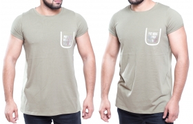 Men's T-shirt Fabric-CTN, S.J
