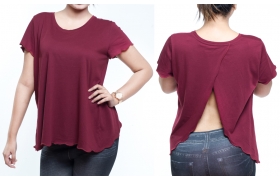 Ladies T-shirt Fabric- 100% Viscose, S.J